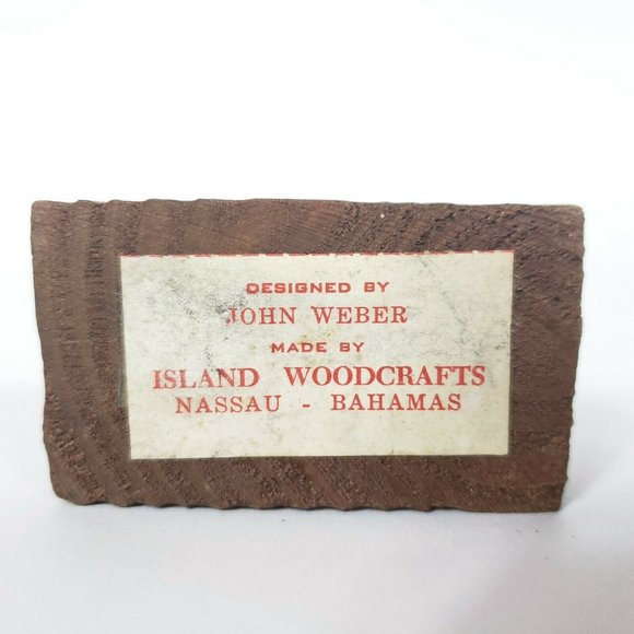 Vintage Lucayan Bahama Island Figurine MCM Shells - Picture 9 of 9